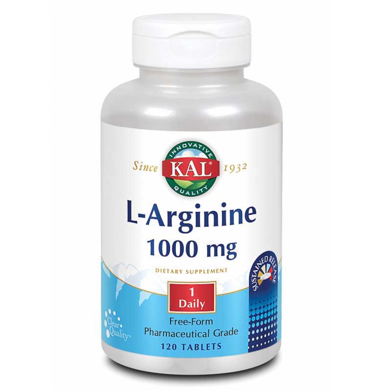 Kal L-arginine 1000mg 120 Tablets Durchsichtig