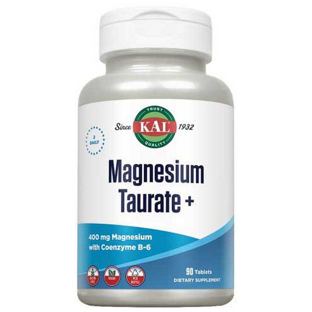Kal Magnesium Taurate+ 400mg +b6 90 Tablets Durchsichtig
