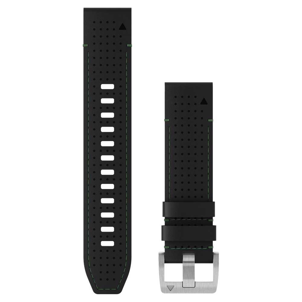 Garmin Quickfit® 22 Mm Leather/fkm Watch Band Svart