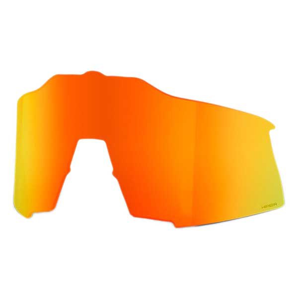 100percent Speedcraft Hiper Replacement Lenses Orange Red Multilayer Mirror/CAT2
