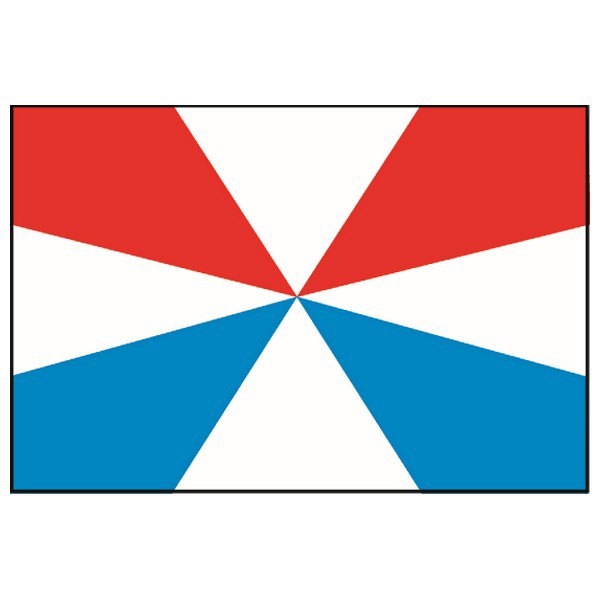 Talamex Dutch Square Pennant Röd,Vit,Blå 40 x 60 cm