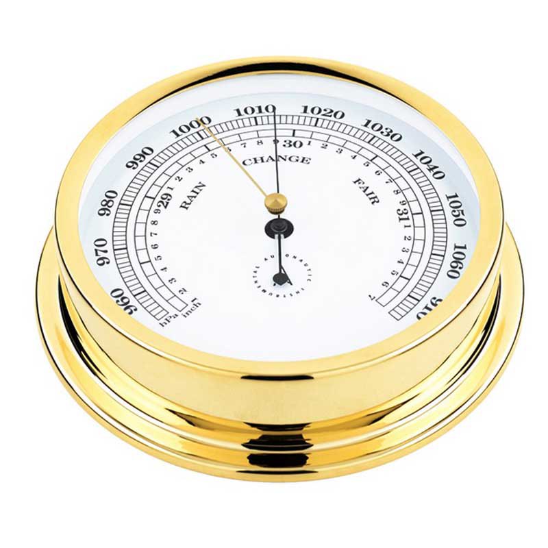 Autonautic Instrumental B175d Nautical Barometer Guld