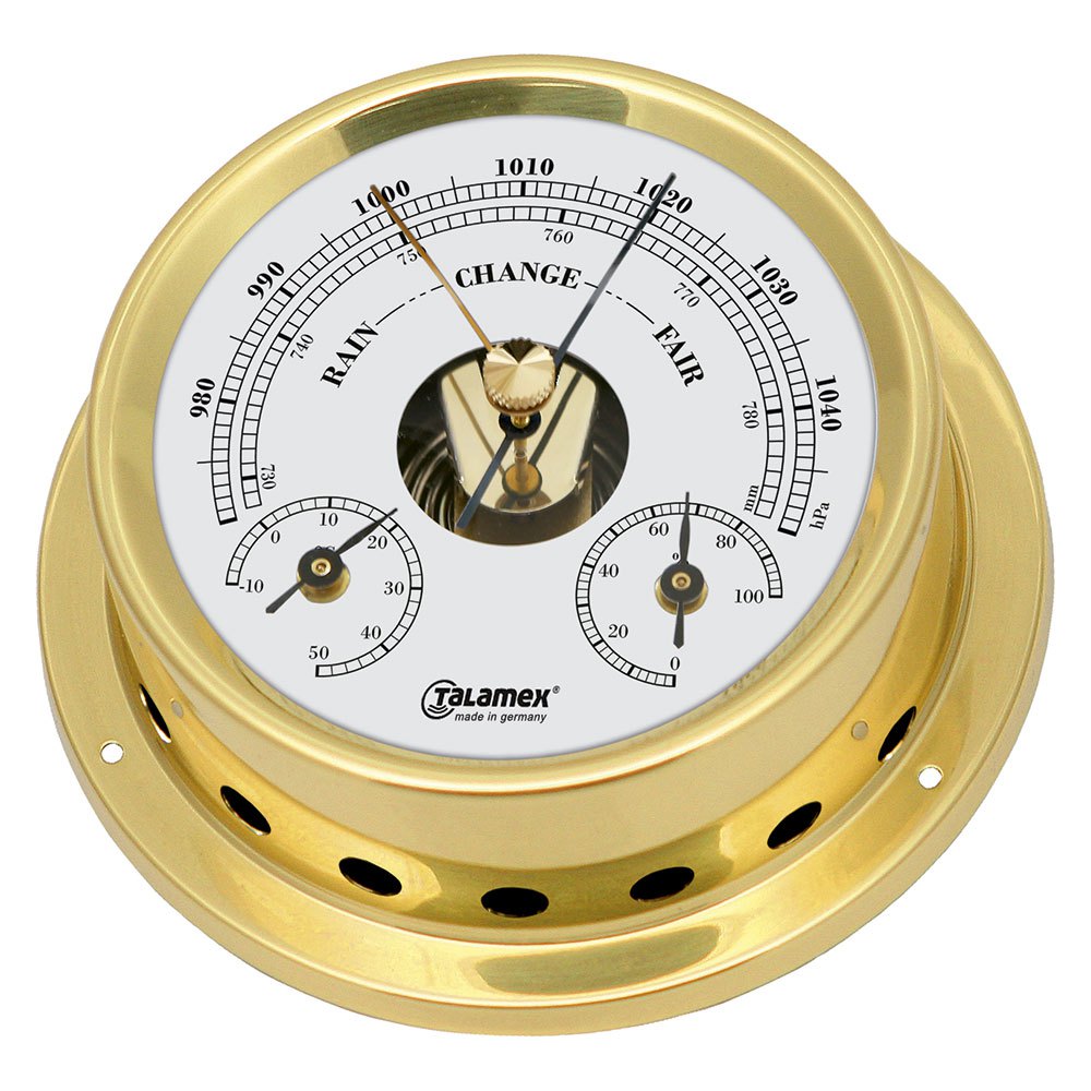 Talamex Barometer/thermometer/hygrometer 125 Mm Guld