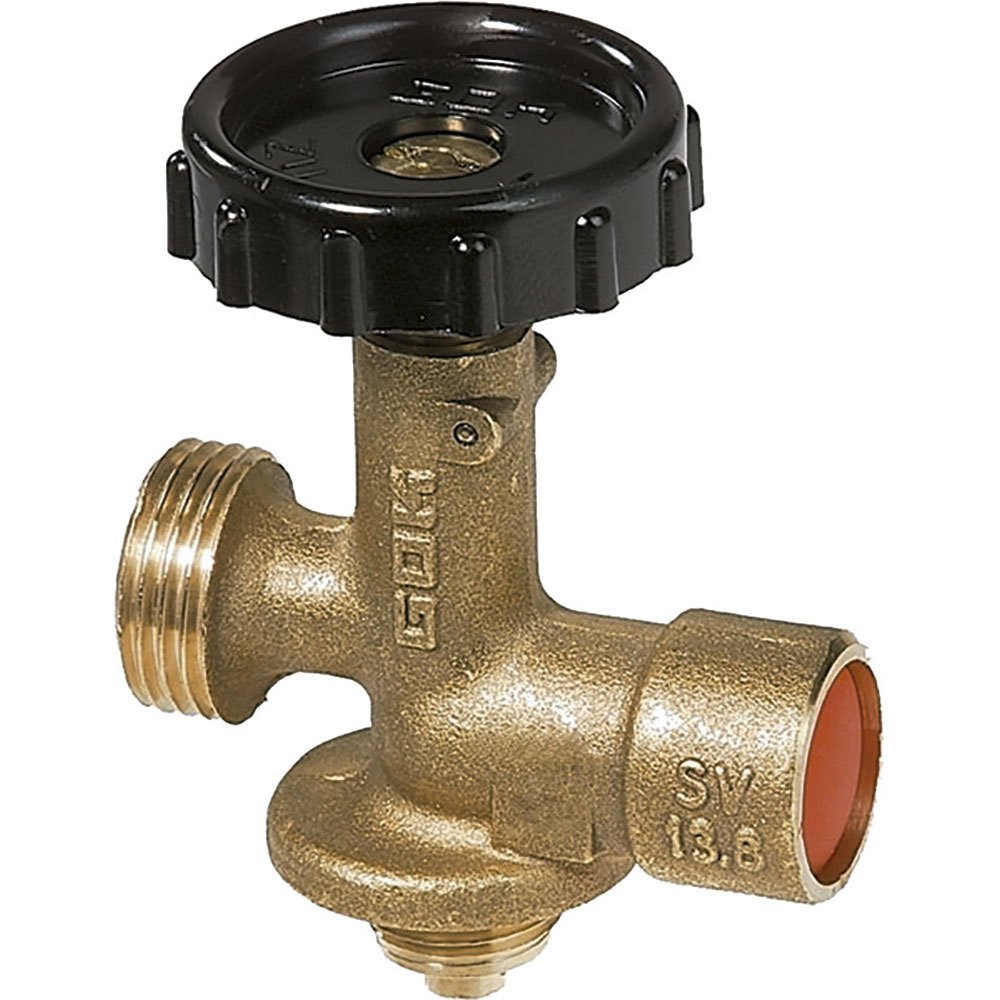 Talamex Gas Tap Camping Gas With Pressure Relief Valve Guld