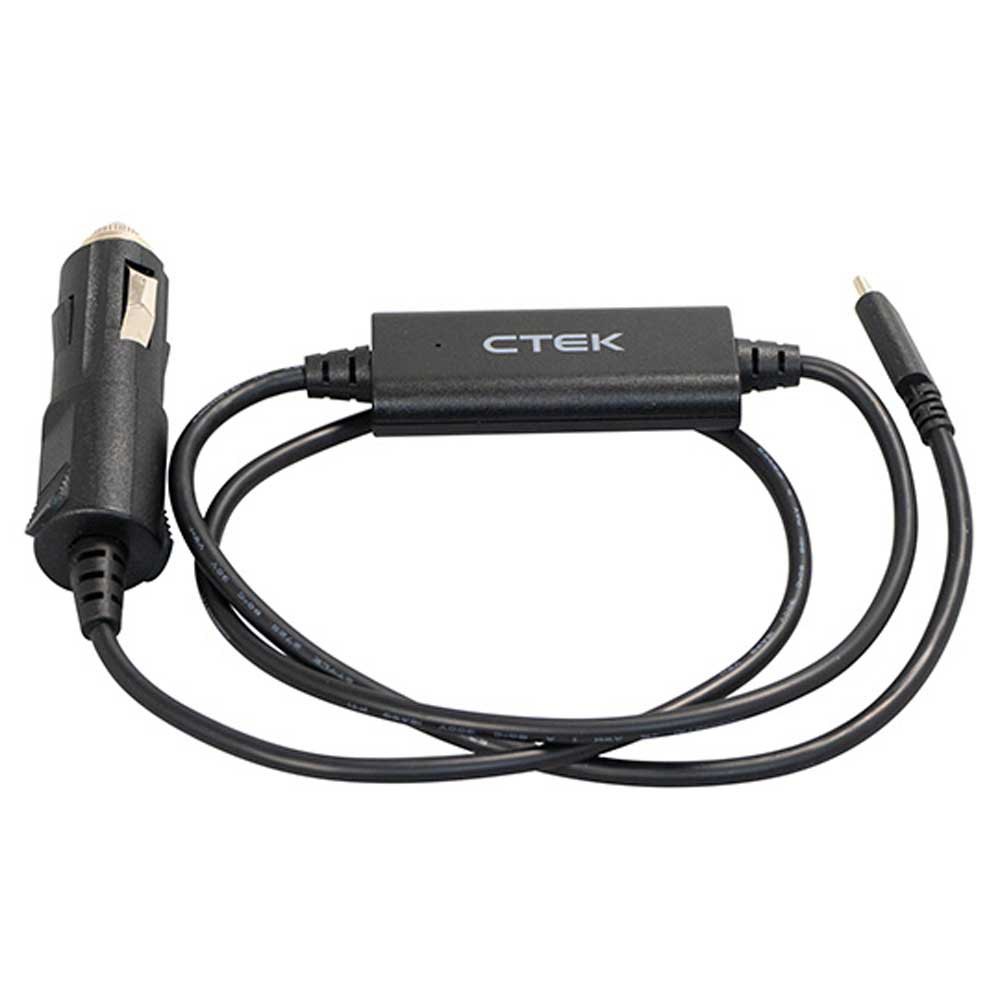 Ctek Cs-free 12v Cable Usb-c To Lighter Socket Svart