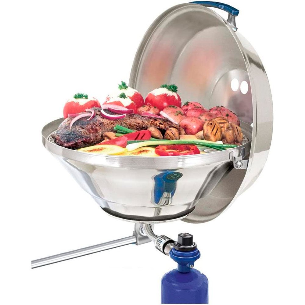 Magma Gas Grill Marine Kettle Silver