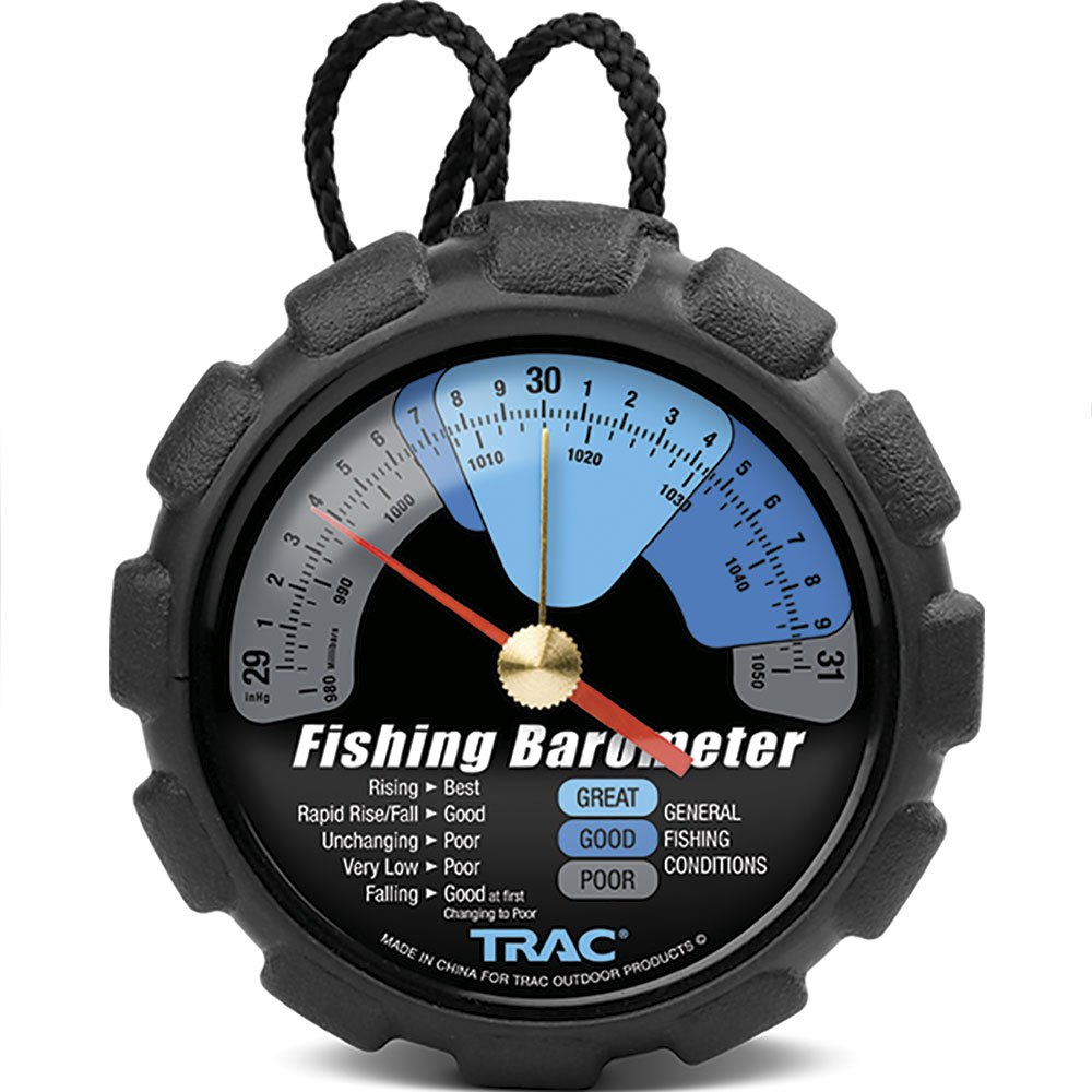 Trac Outdoors T3002 Fishing Barometer Svart