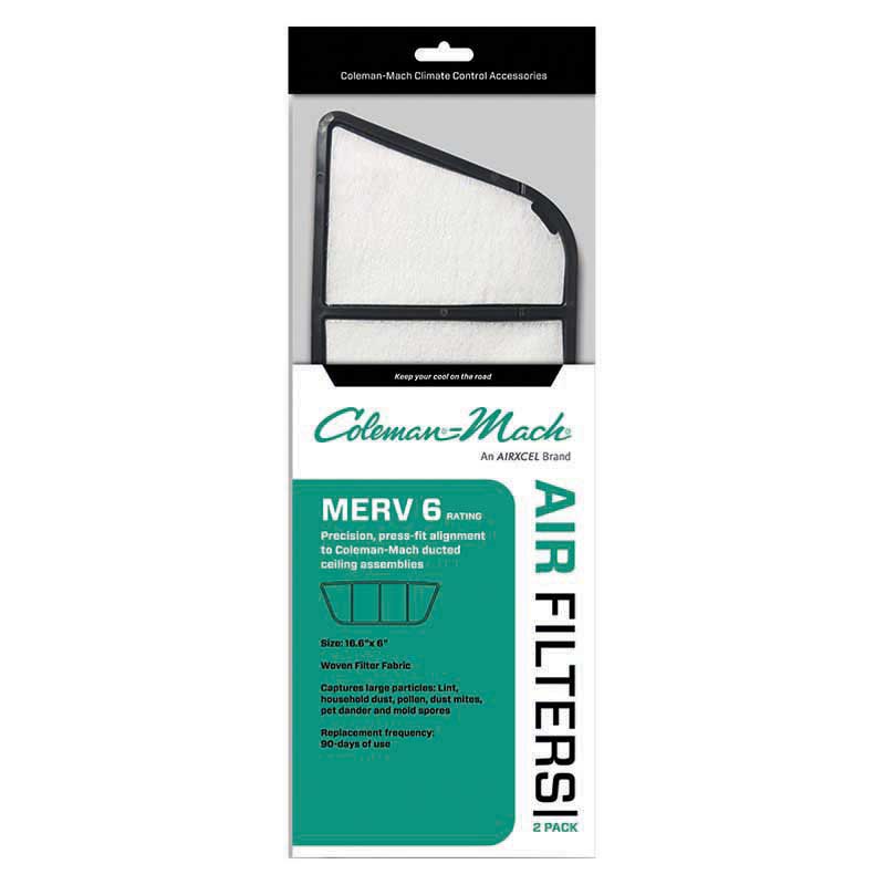 Coleman Mach Merv6 Ducted Air Filter Set Durchsichtig