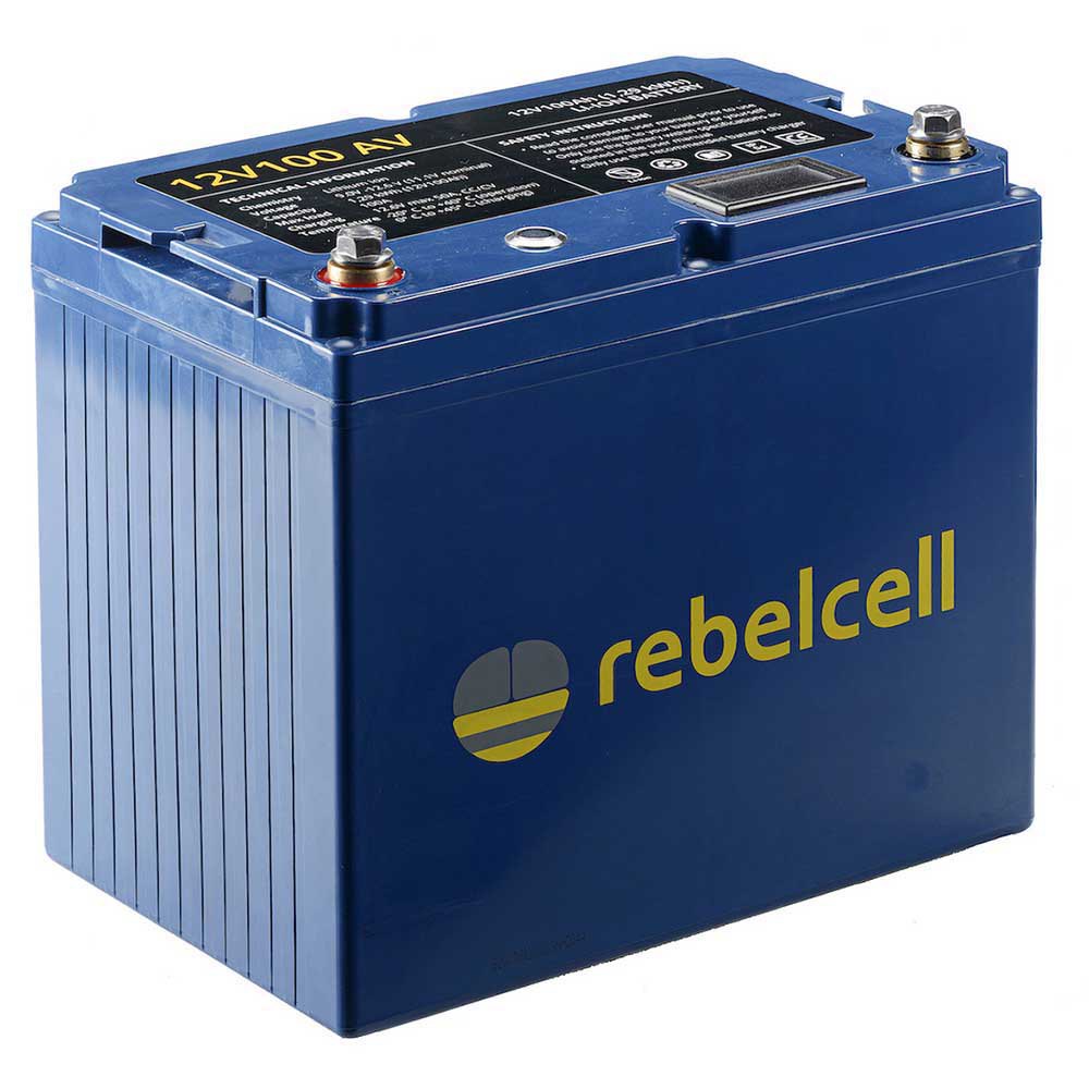 Rebelcell Nbr-006 Li-ion 12v100 Av 1.29 Kwh Lithium Battery Silver