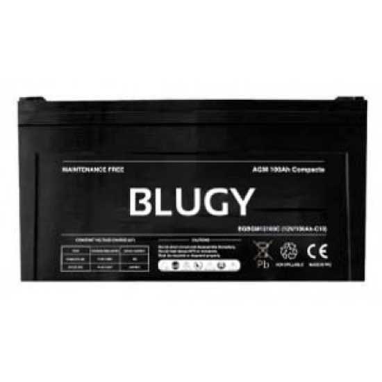Blugy 12v 100a Compact Agm Batterie Svart 350x175x191 mm