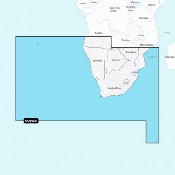 Navionics Msd Regular Af002r África Sur Chart Blå