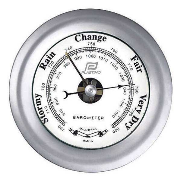 Plastimo Chromed Barometer Silver 4´´