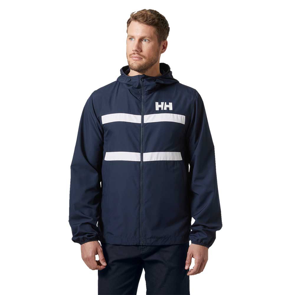 Helly Hansen Salt Striped Windstopper Jacket Blå S Man