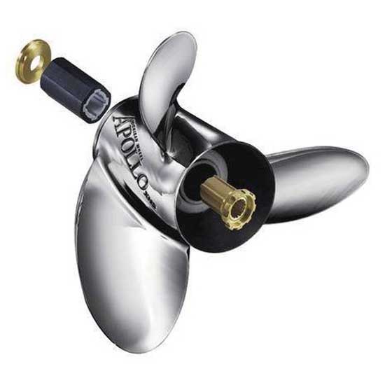 Michigan Wheel Apollo 3x Stainless Steel Right Propeller Silver 14-1/4 x 17´´