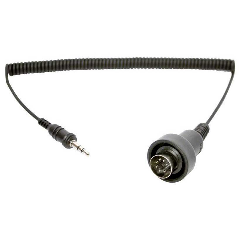 Sena Stereo Jack To 7 Pin Din Cable For 2008 And Later For Kawasaki Canam Spyder And Victoryvision Svart 3.5 mm