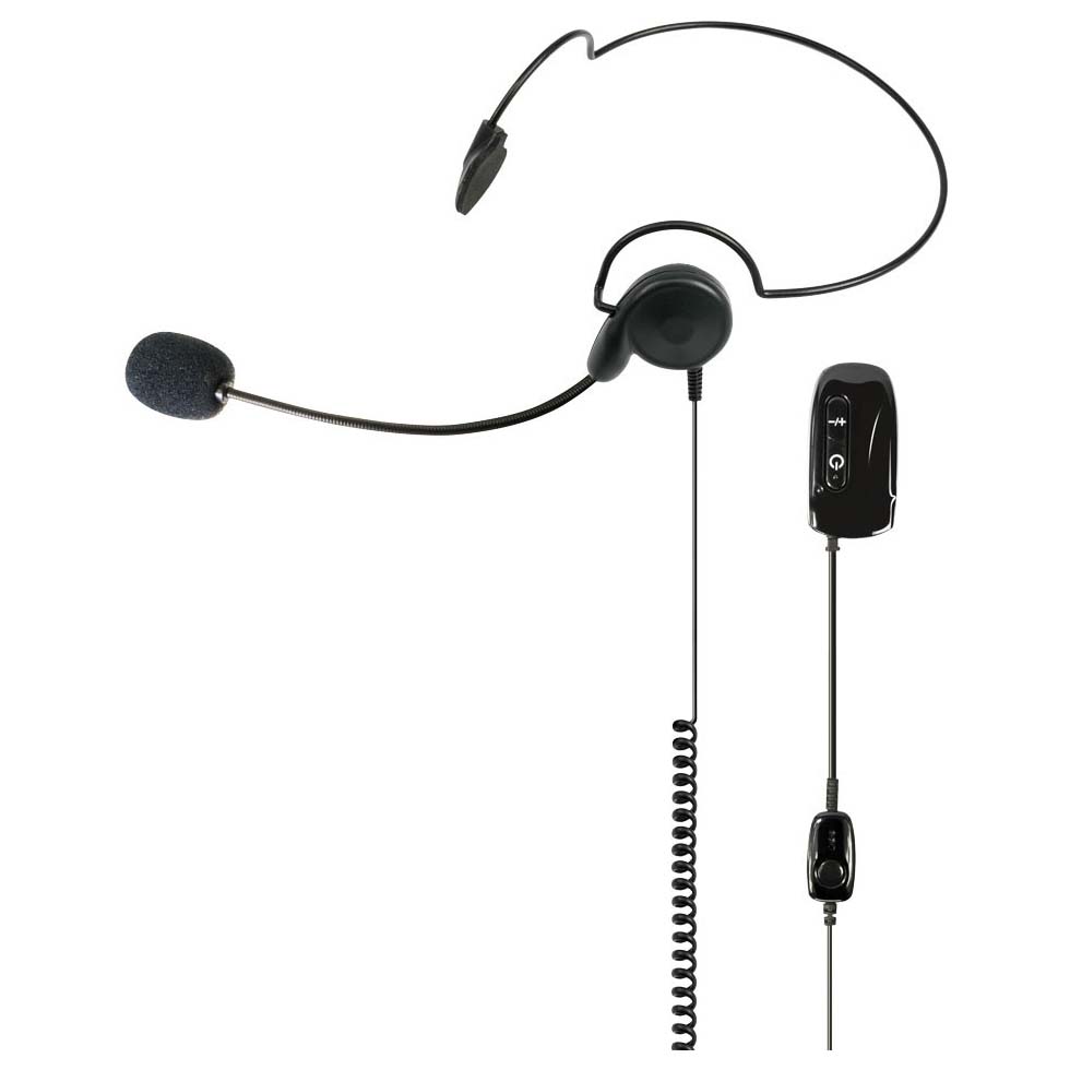 Midland Bluetooth Headset Microphone Neckband Wa 29 Headphone Svart