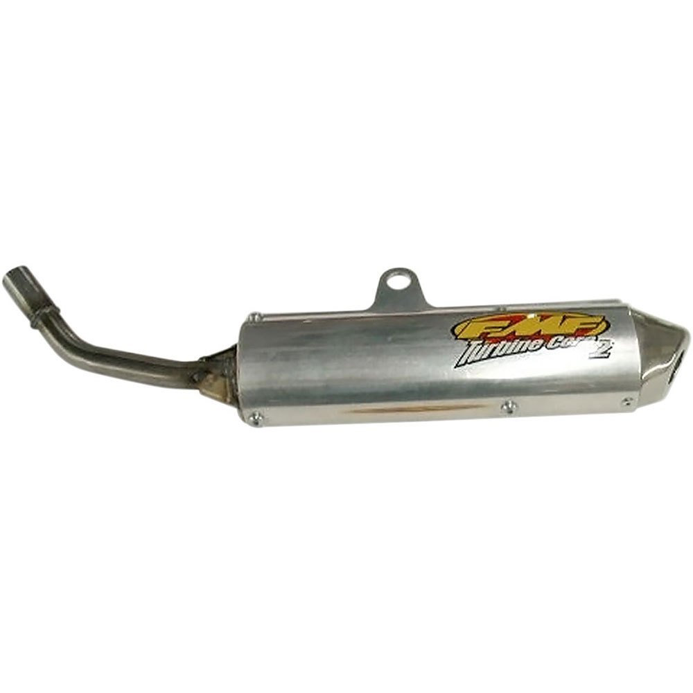 Fmf Turbinecore 2 Slip On W/spark Arrestor Stainless Steel Muffler Silver
