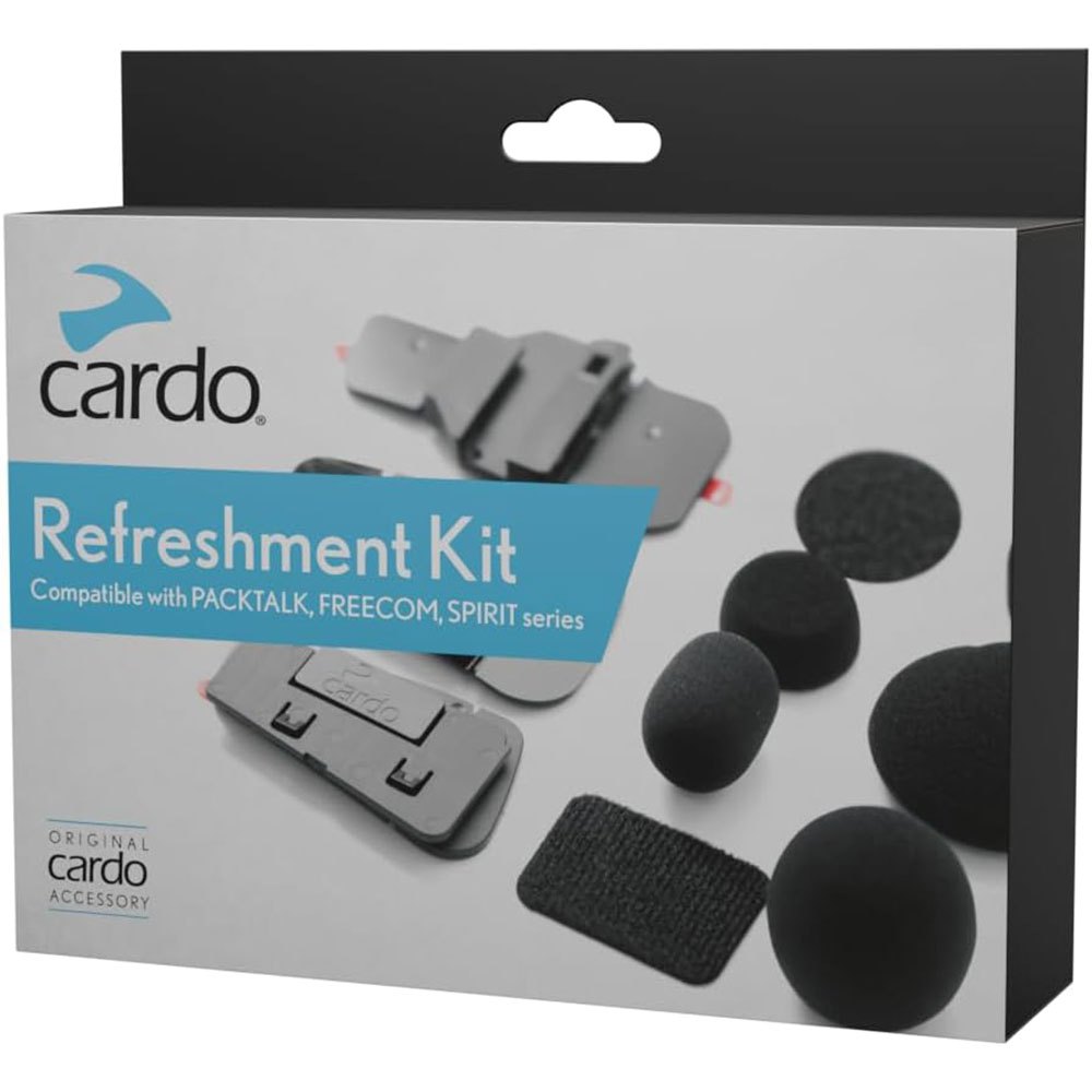 Cardo Refreshment Kit For Freecom/packtalk Svart
