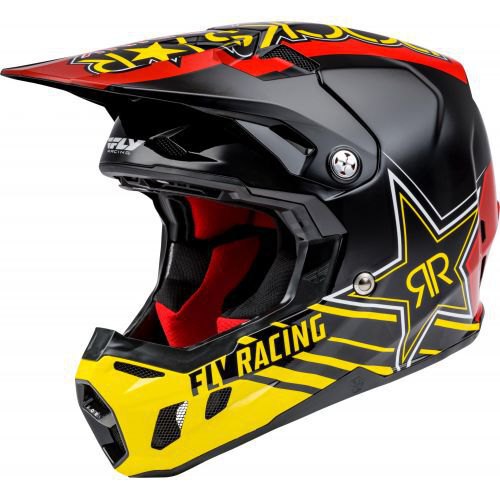 Fly Racing Motorcycle Helmet Formula Cc Rockstar Svart XL