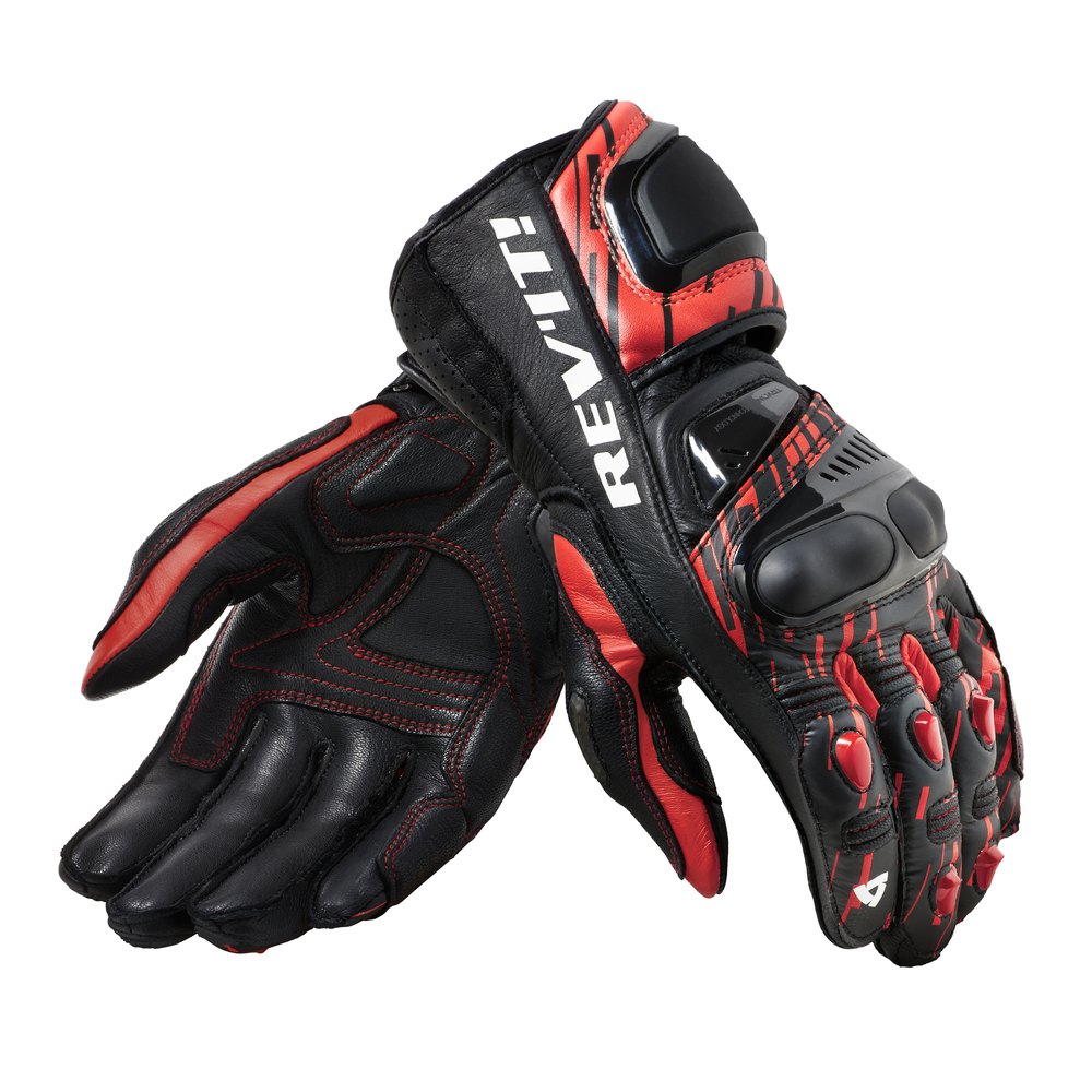 Revit Motorcycle Racing Gloves Rev´it Quantum 2 Röd 3XL