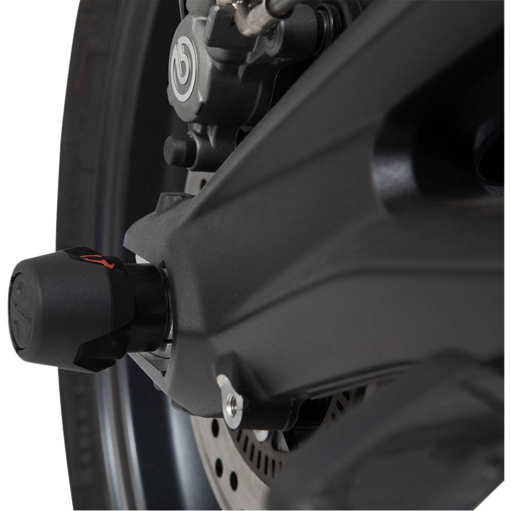 Sw-motech Ducati 899/959 Panigale/multistra/monster 821 Rear Wheel Axle Protectors Svart