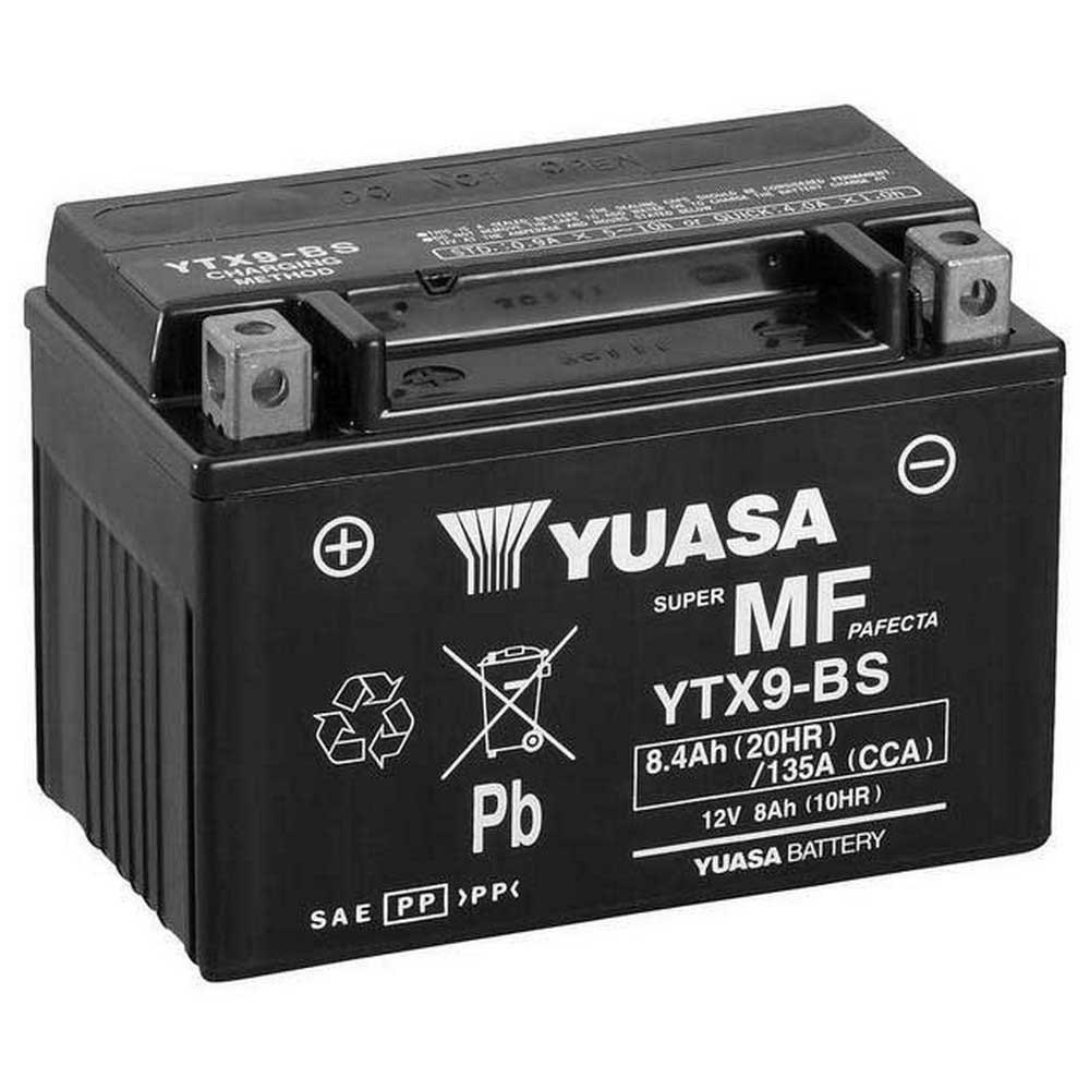 Yuasa Ytx9-bs 8.4 Ah Battery 12v Silver