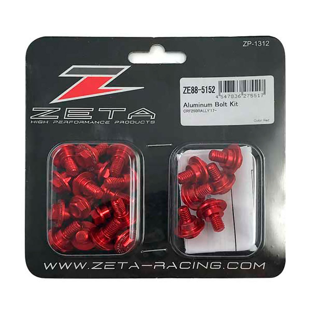 Zeta Honda Crf 250 L 18-19 Ze88-5152 Fairing Screw Kit Röd