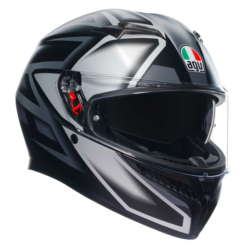 Agv K3 E2206 Mplk Full Face Helmet Svart,Grå XL