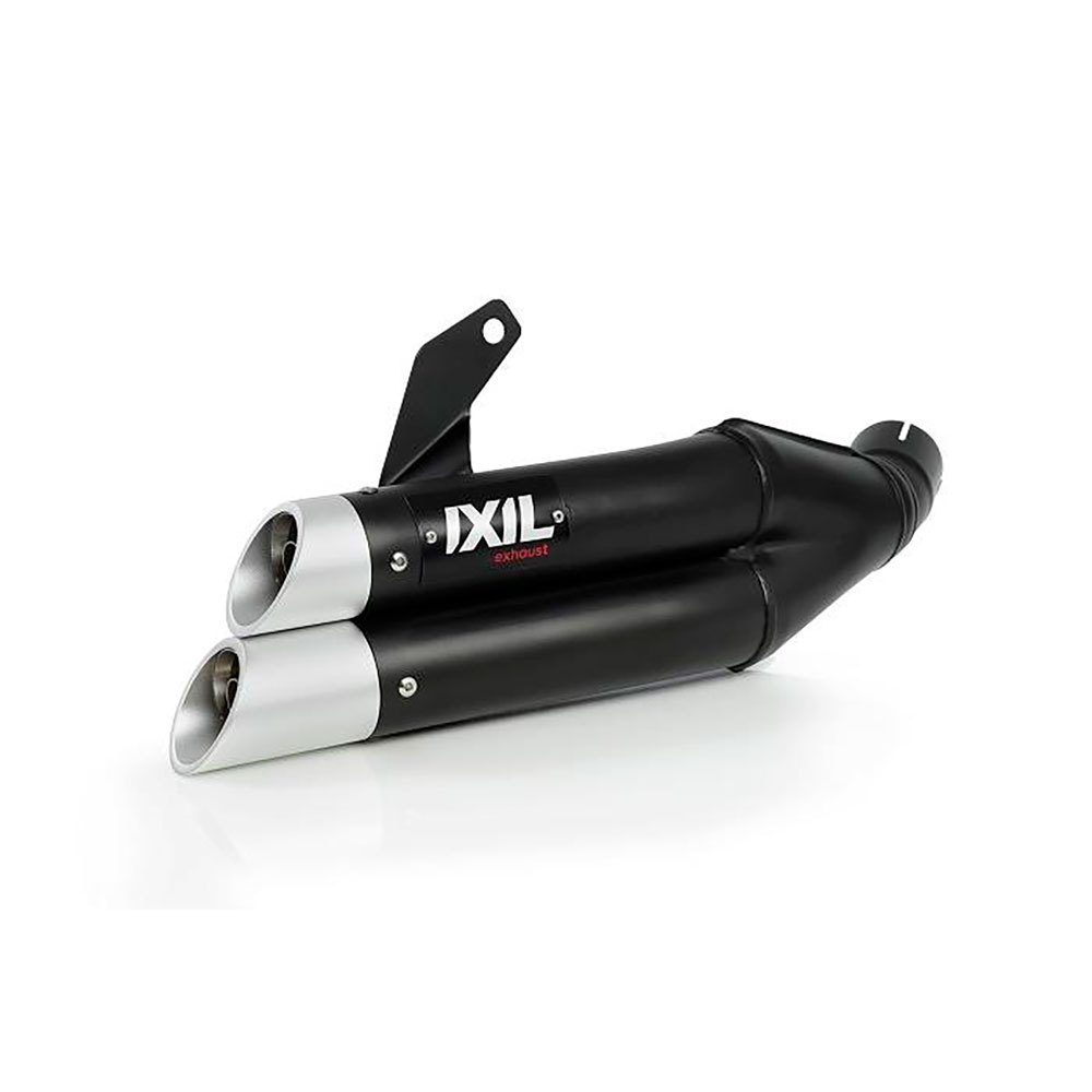 Ixil Dual Hyperlow Xl Suzuki Gsr 750 11-20 Homologated Stainless Steel Slip On Muffler Silver