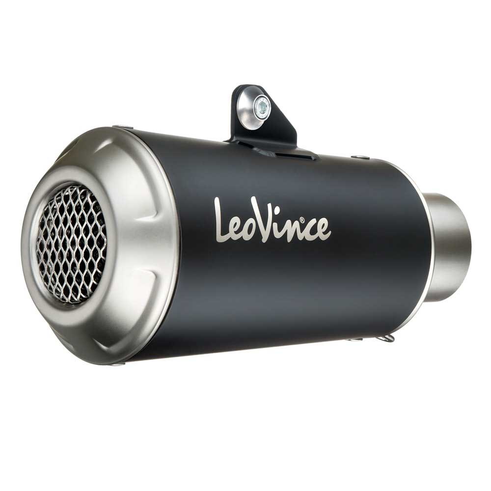 Leovince Lv-10 Black Edition Aprilia Rsv4 1000 Rr/tuono V4 1100/factory/rr 19-20 Ref:15234b Not Homologated Stainless Steel Muffler Silver
