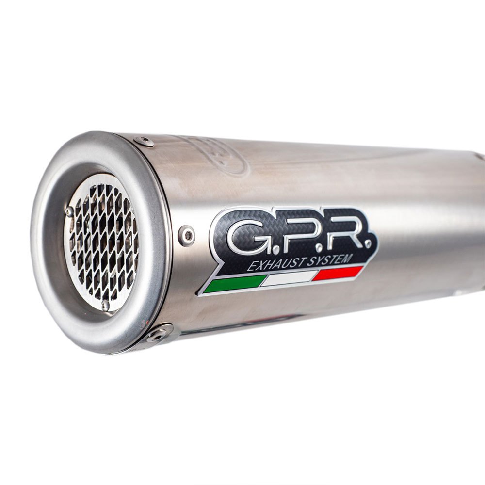 Gpr Exhaust Systems M3 Benelli 752 S 22-23 Ref:e5.be.21.m3.inox Homologated Stainless Steel Slip On Muffler Silver