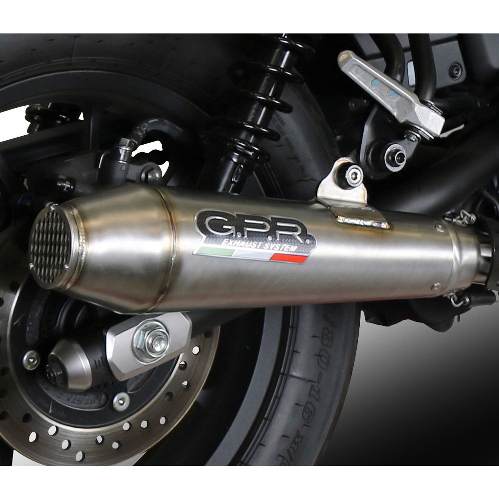 Gpr Exhaust Systems Ultracone Brixton Crossfire 500 X 22-23 Ref:e5.br.1.ultra Homologated Stainless Steel Slip On Muffler Silver