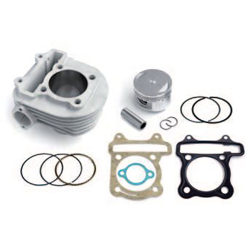 Airsal Kymco Agility R16 4t 125cc Big Bore 57.4 Mm Cylinder Kit Silver