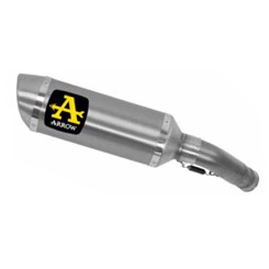 Arrow Thunder Approved Aluminium Suzuki Gsx-r 600 / 750 I.e. ´06-07 Homologated Muffler Silver