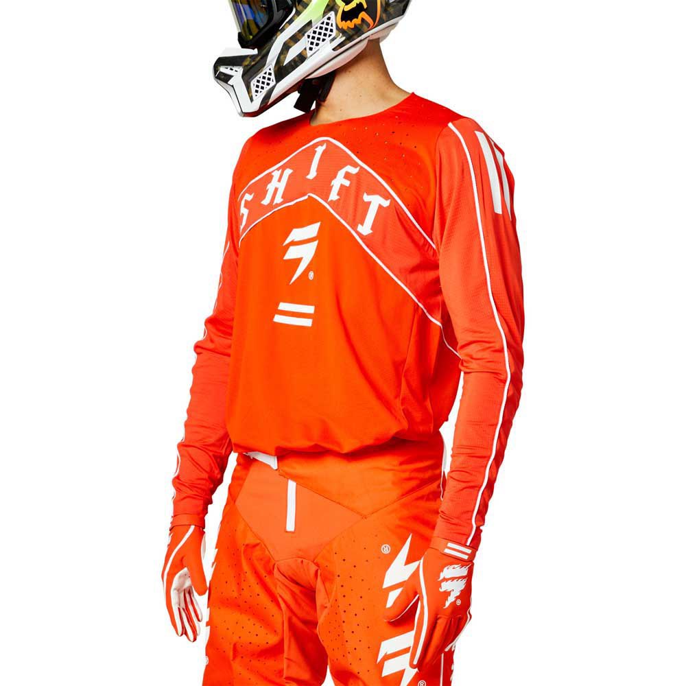 Fox Racing Mx Black Label Veem Long Sleeve Jersey Orange M Man