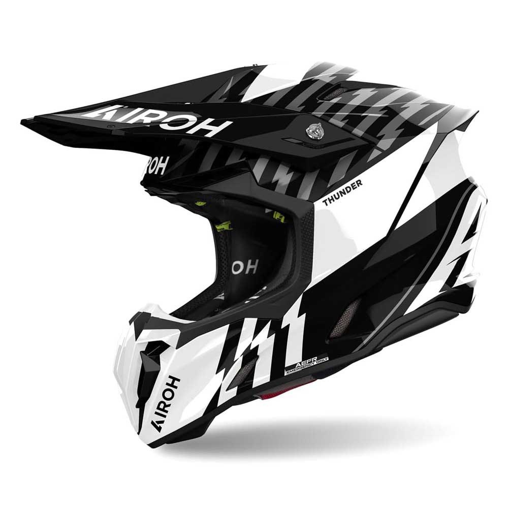 Airoh Twist Iii Thunder Off-road Helmet Svart XS