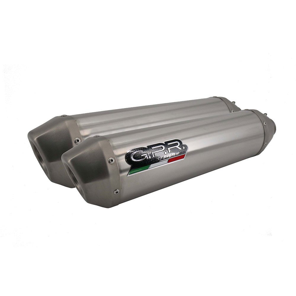 Gpr Exclusive Honda Hornet 900 2002-2005 Muffler With Link Pipe Silver