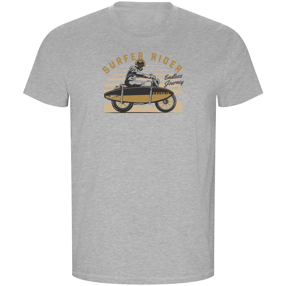 Kruskis Surfer Rider Eco Short Sleeve T-shirt Grå 2XL Man