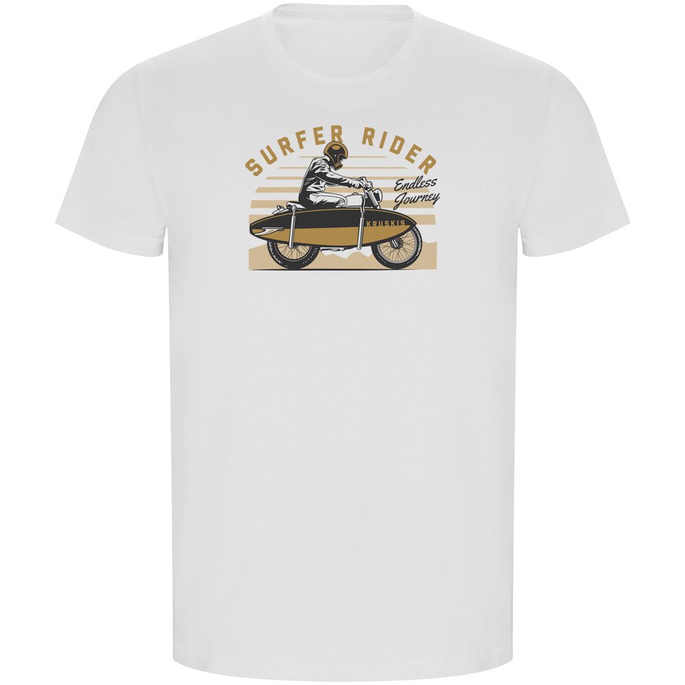 Kruskis Surfer Rider Eco Short Sleeve T-shirt Vit 2XL Man
