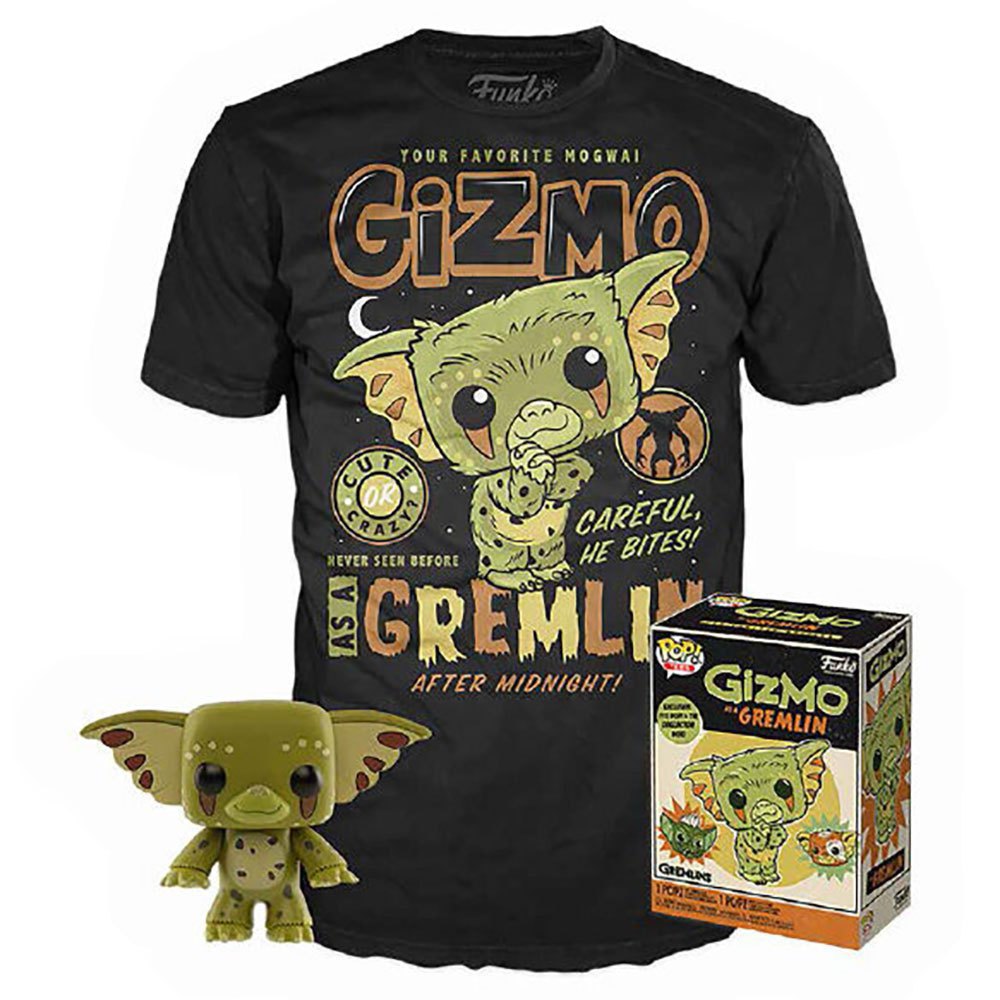 Zdjęcia - Figurka / zabawka transformująca Funko Pop And Short Sleeve T-shirt Gremlins Gizmo Exclusive Wielokolorowy 
