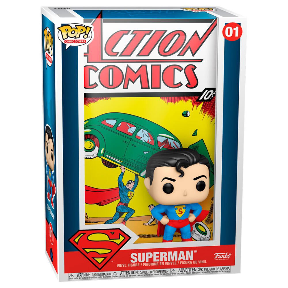 Zdjęcia - Figurka / zabawka transformująca Funko Pop Comic Cover Dc Superman Action Comic Wielokolorowy 889698504683 