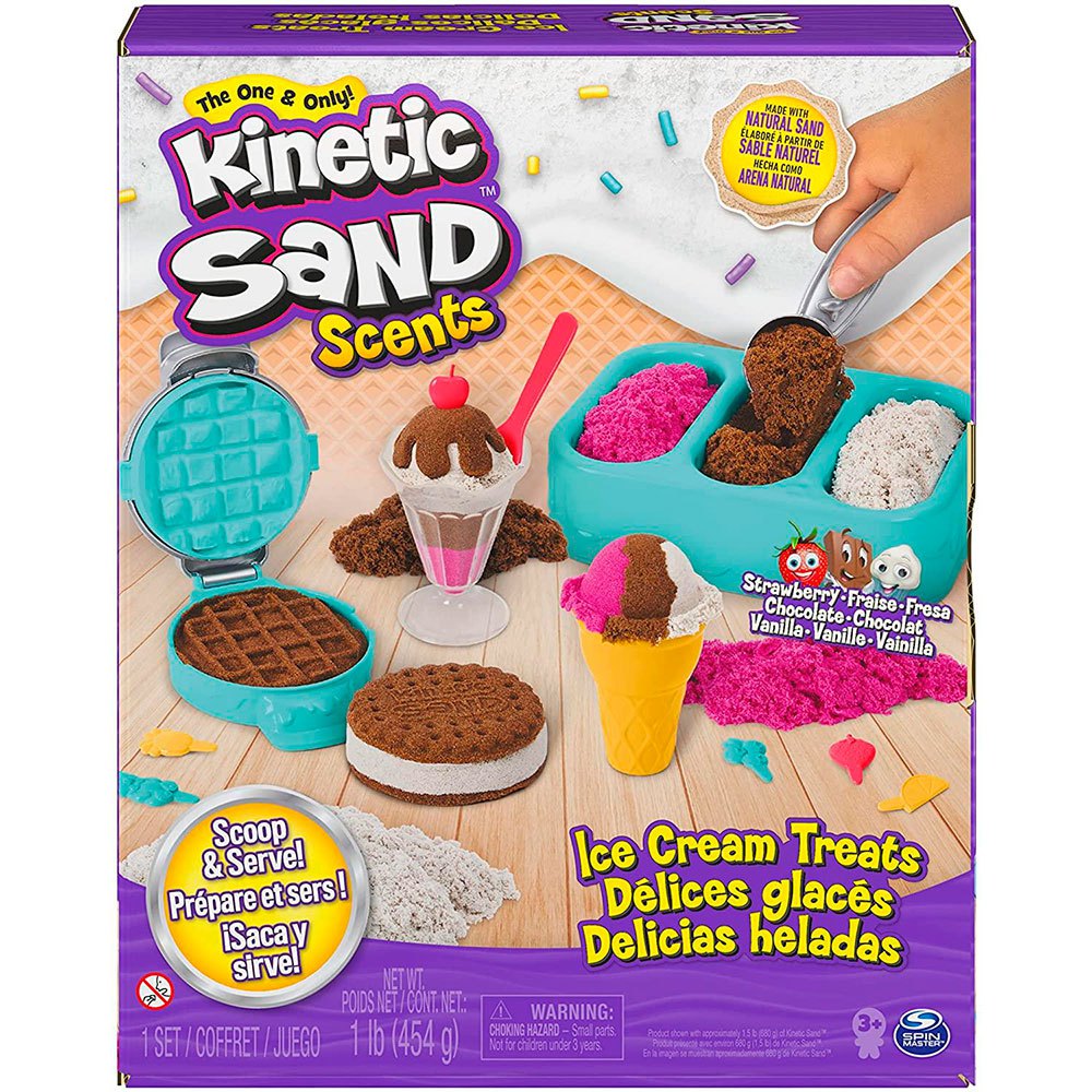 Zdjęcia - Kreatywność i rękodzieło Spin Master Kinetic Sand Ice Cream And Candies Plasticine Sand Wielokoloro 