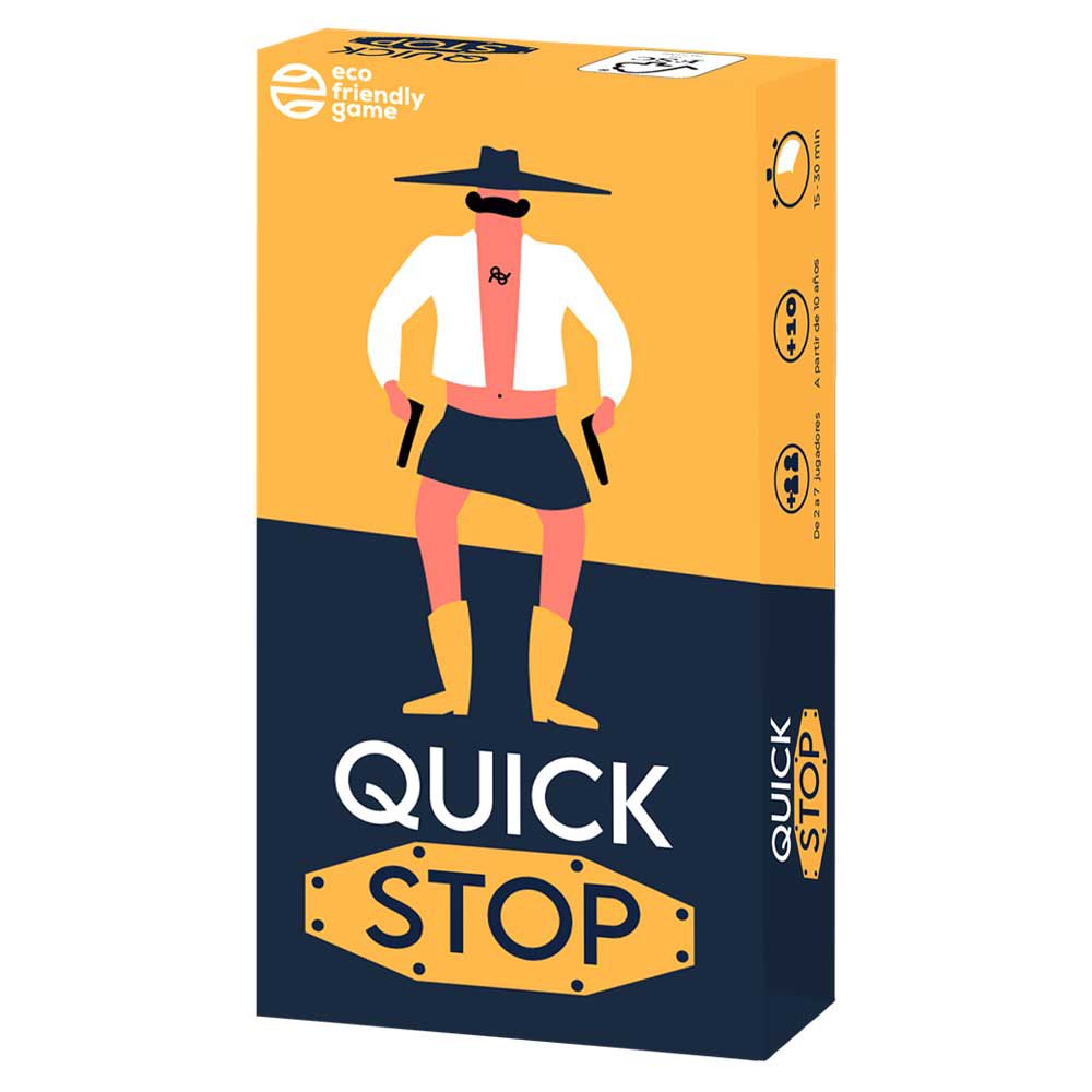 Zdjęcia - Gra planszowa La Caja Quick Stop Board Game Żółty LCQS01ES