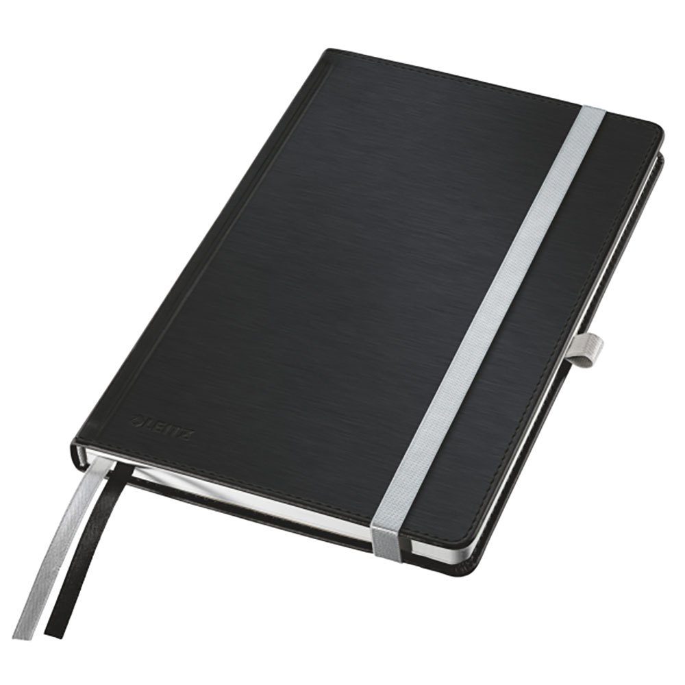 Zdjęcia - Notatnik LEITZ Style 80 Sheets Horizontal Ruled Din A5 Hardcover Notebook Czarny 44 