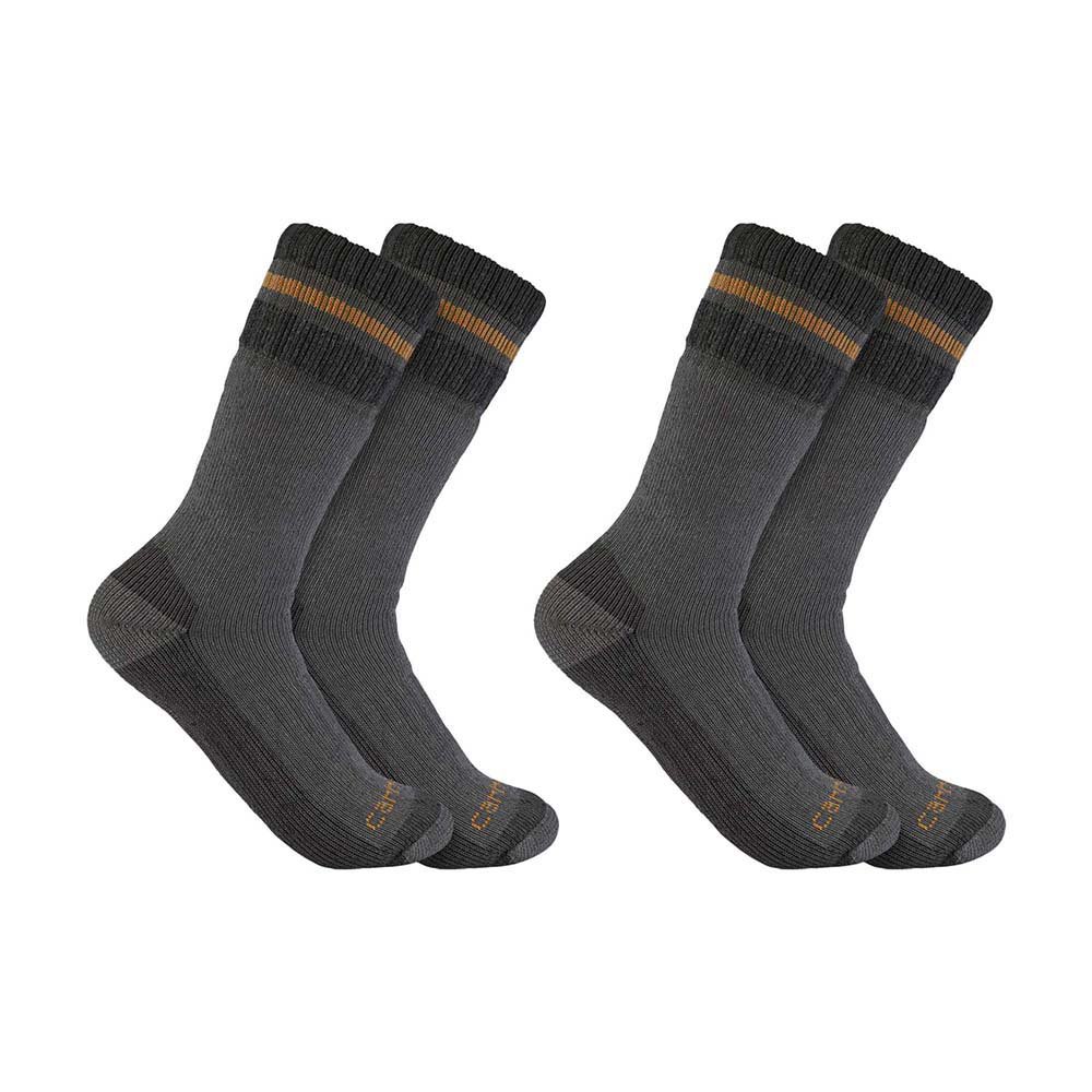 Zdjęcia - Artykuły BHP Carhartt Synthetic Wool Blend Long Socks 2 Pairs Czarny EU 46-48 SB7742M-G 