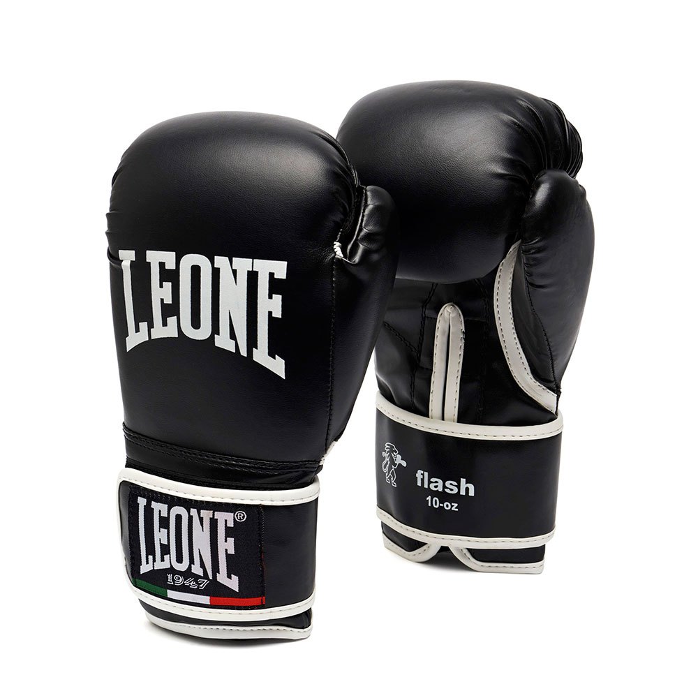 Zdjęcia - Rękawice do sportów walki Leone1947 Flash Combat Gloves Czarny 12 oz GN083/01/12