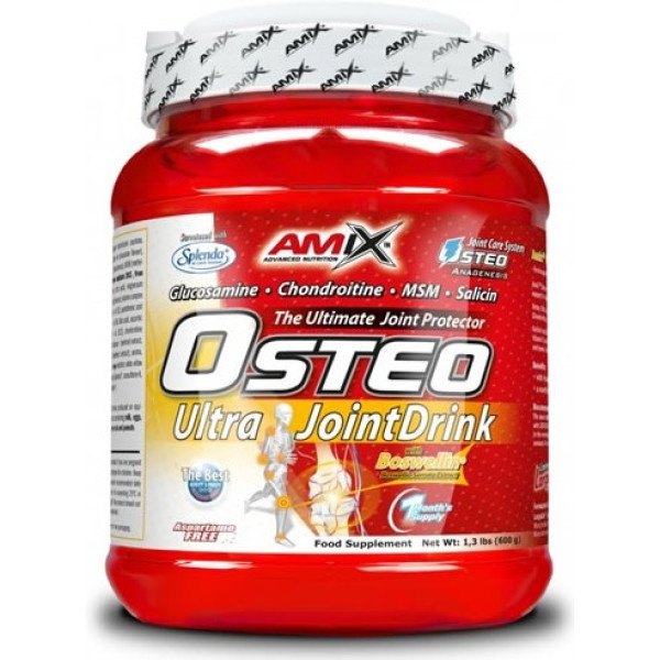 Фото - Вітаміни й мінерали Amix Powder Osteo Ultra Geldrink 600g Orange Biały 
