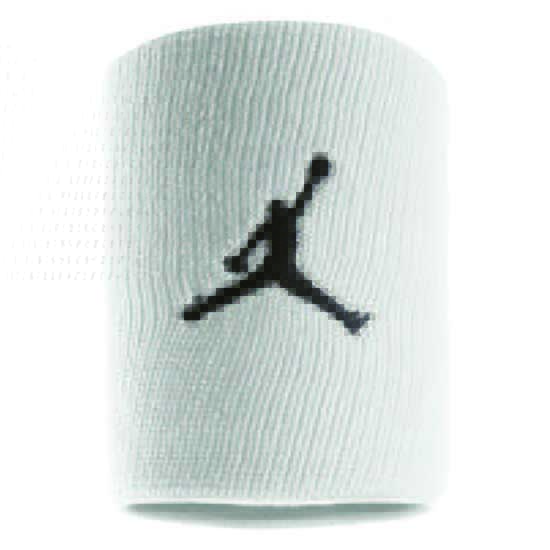 Фото - Бандаж / корсет Nike Accessories Jordan Jumpman Wristband Biały Mężczyzna J.KN.01.101.OS