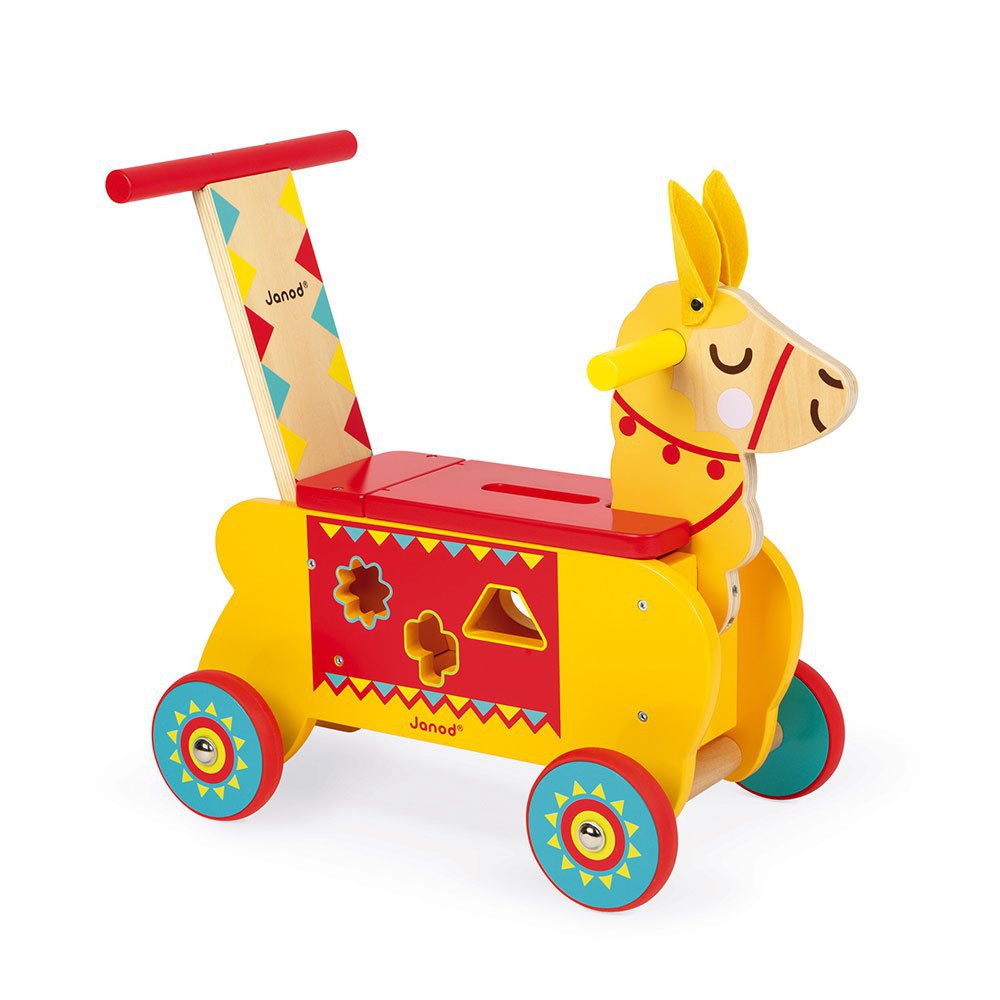 Фото - Розвивальна іграшка Janod Llama Ride-on Wielokolorowy 12 Months-3 Years J08004 