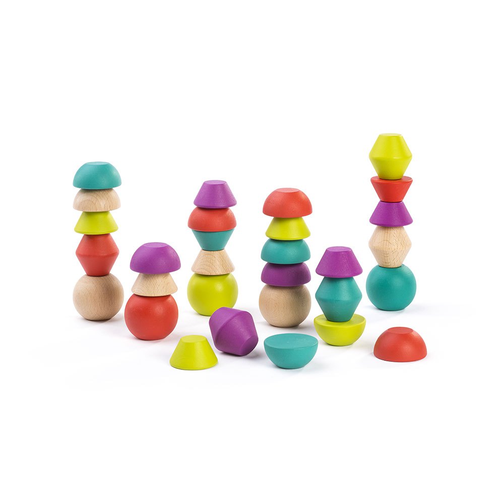 Zdjęcia - Zabawka edukacyjna Miniland Towering Beads Toy Wielokolorowy 94051 